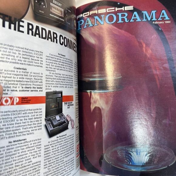 Porsche Panoramic Hardcover Bounded Magazines Vintage 1984 JAN-JUNE PCA - Picture 6 of 11